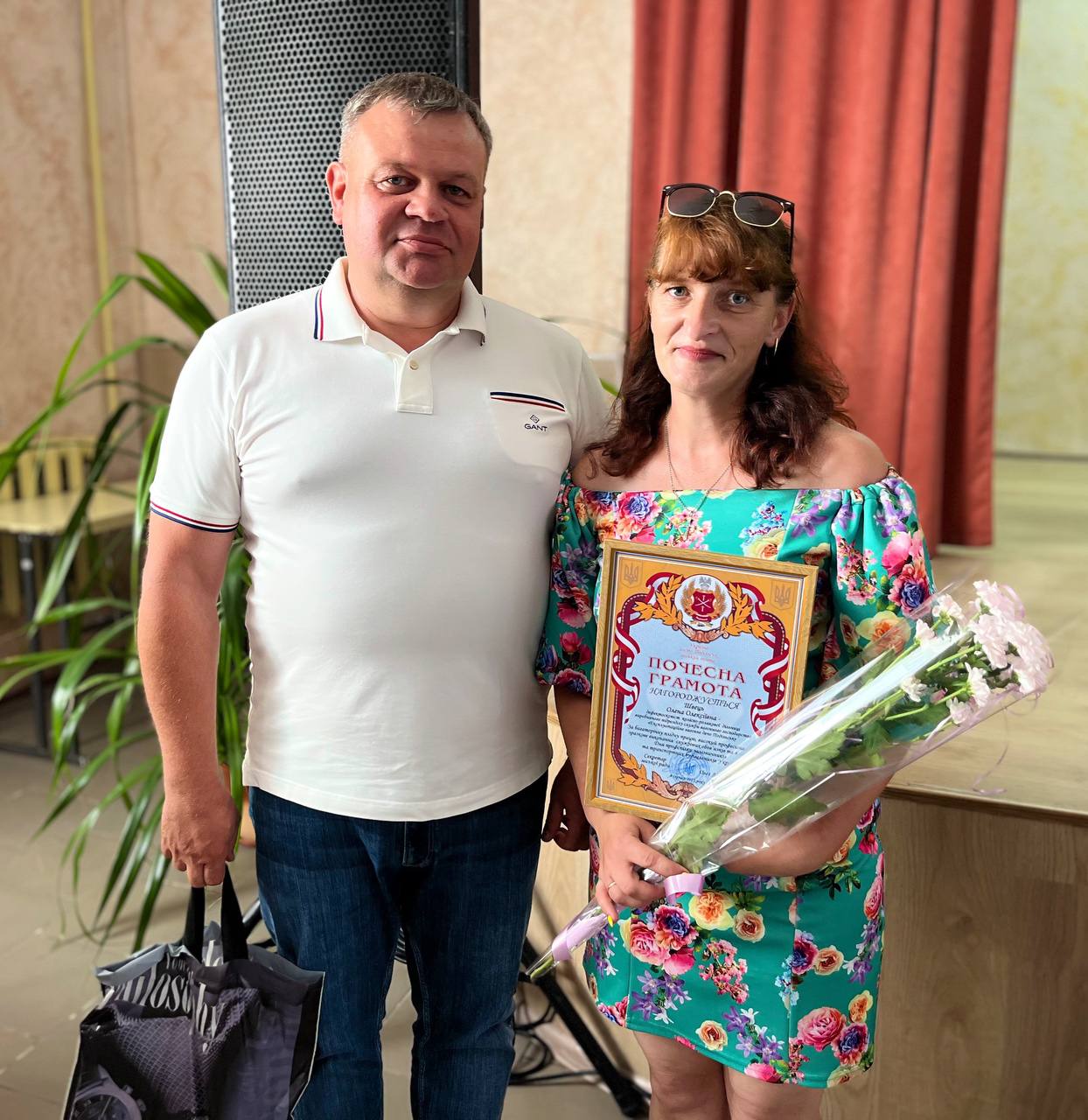 Виконуючий повноваження Подільського міського голови Олег Албанський привітав працівників у день профспілки залізничників і транспортних будівельників України